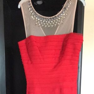 BCBG red dress